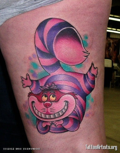 We're All Crazy Cat Tattoo