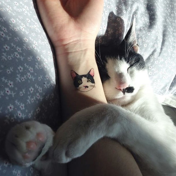 Custom Cat Tattoo