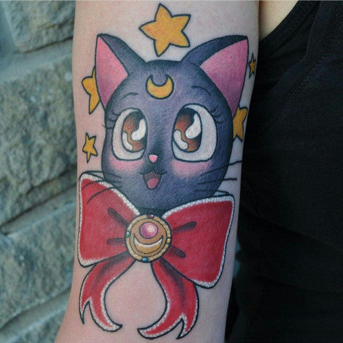 Sailor Moon Cat Tattoo